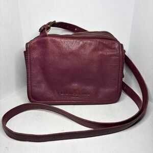 Liebeskind Berlin Tri-Zip Crossbody - Burgundy/Wine